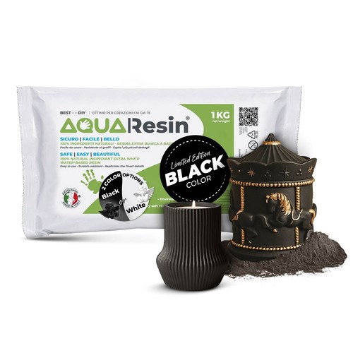 Aqua resin black - resin,