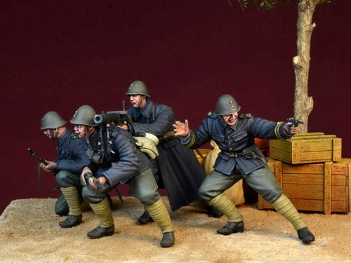 Figurina resina esercito - figurina,