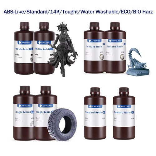 Anycubic 2x1kg resina - anycubic,