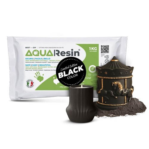 Aqua resin black gesso - resin,