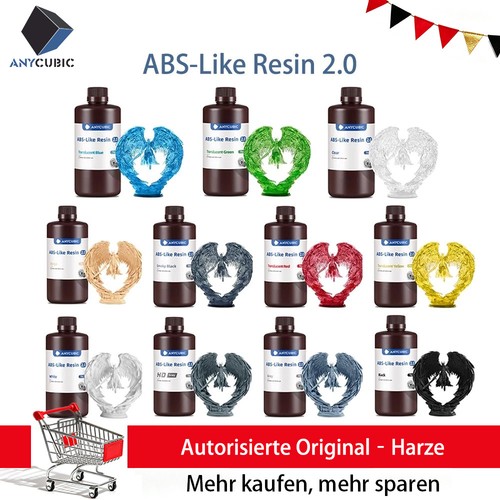 Anycubic resina simile all abs - anycubic,